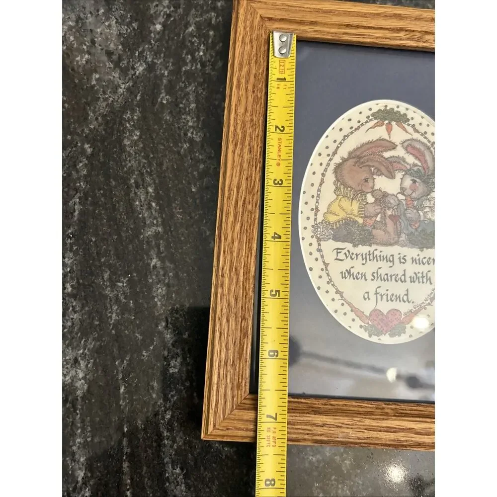 Creative Calligraphy Framed Print “Everything’s Nicer When Shared With A Friend”